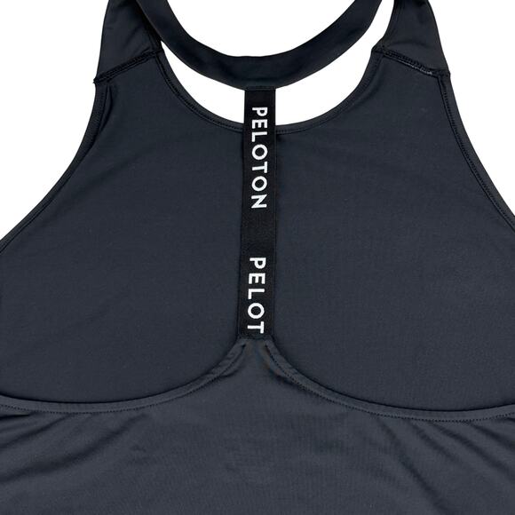 PELOTON Distance Racerback Tape Tank Sz Medium Black - Picture 8 of 8